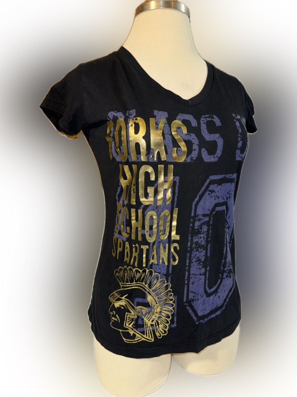 Women’s Twilight “Forks High School” New Moon Movie T-Shirt size Jr 2XL